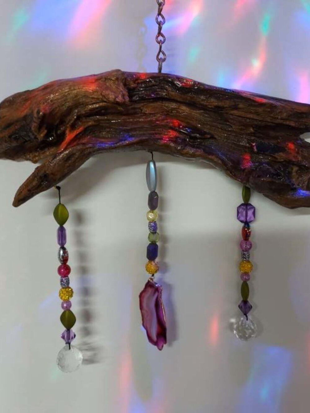 Driftwood suncatcher